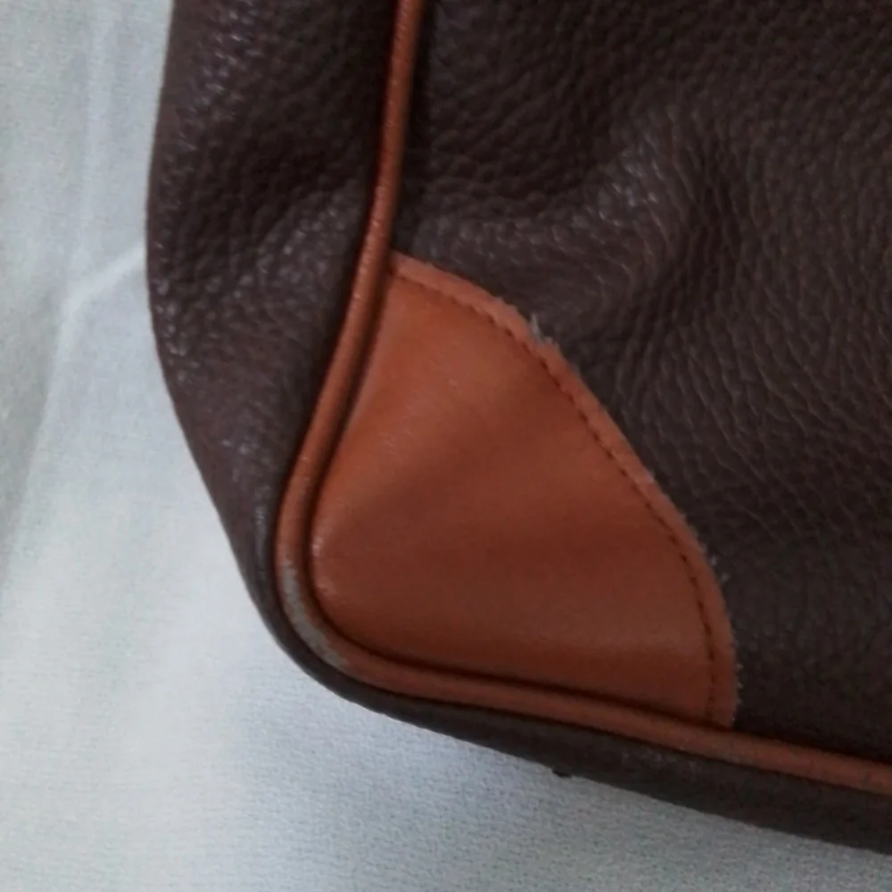 Textured Brown Laptop Bag